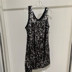 Sequin Black Dress